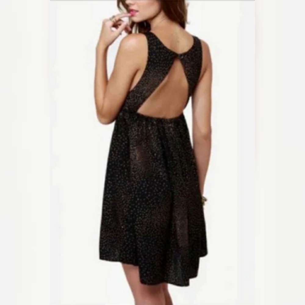Roxy Beach Polka Dot Boho Dress M